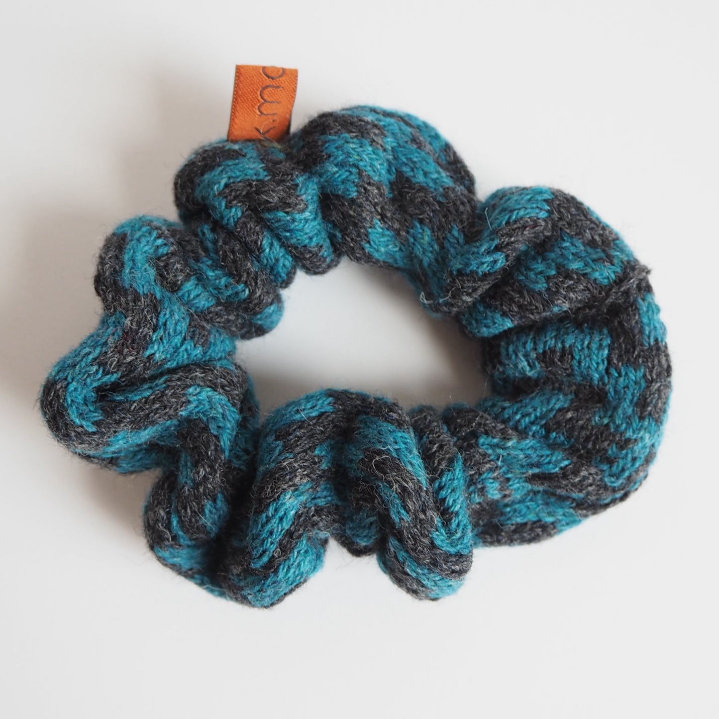 Stepped Chevron Scrunchie