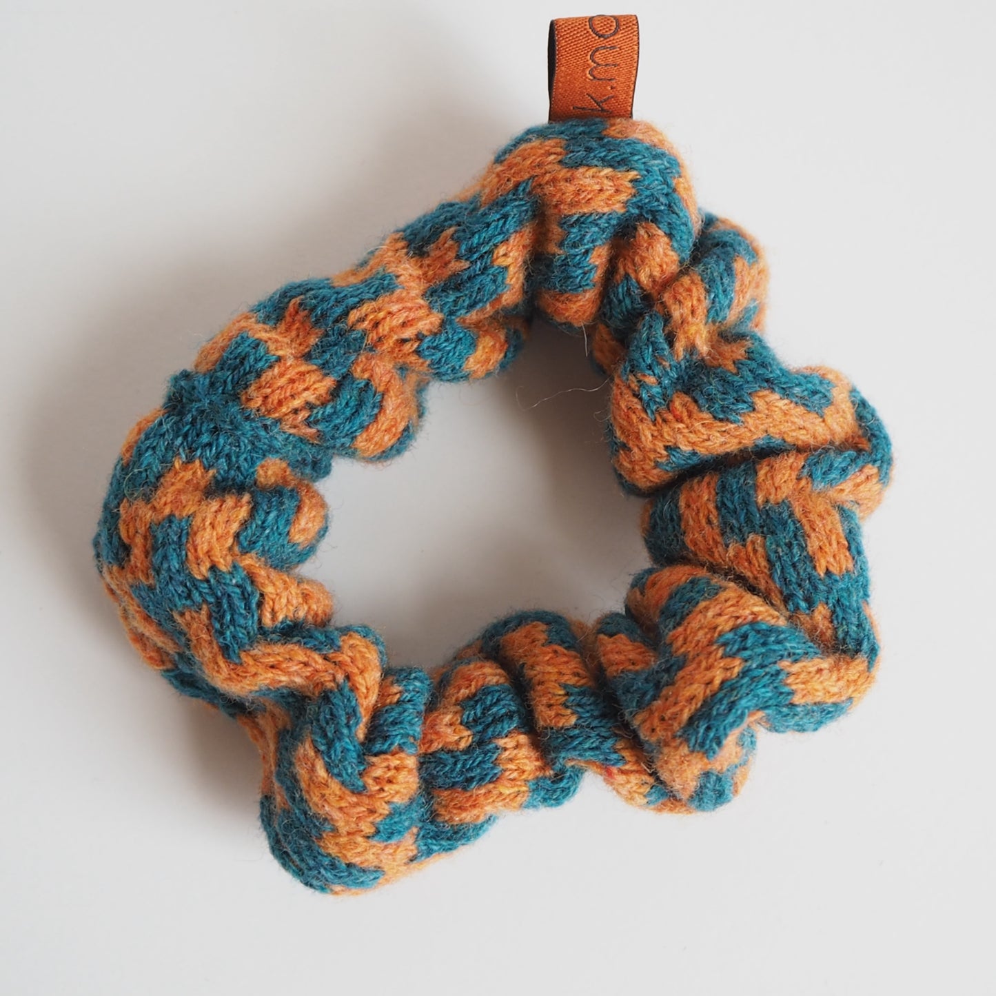 Stepped Chevron Scrunchie
