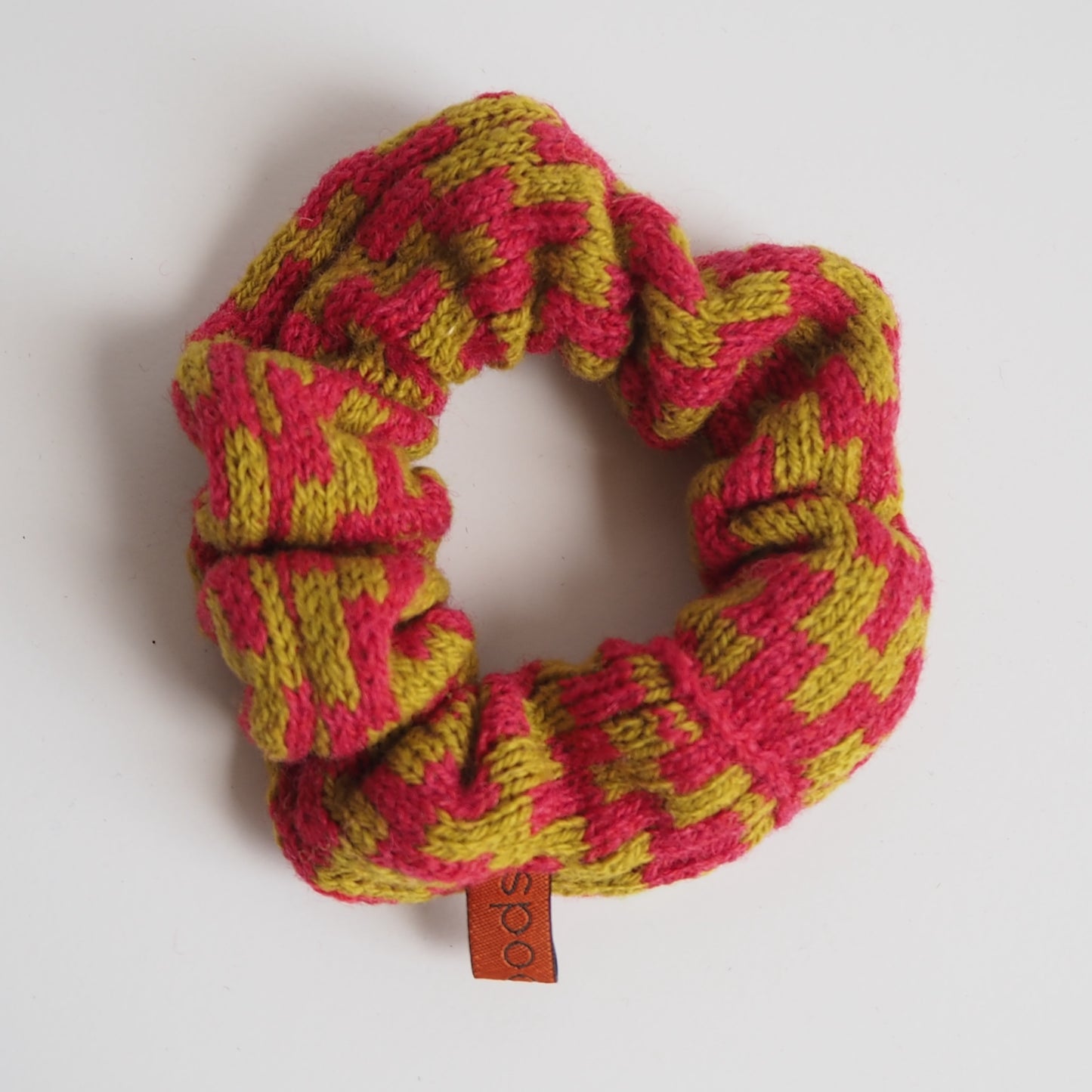 Stepped Chevron Scrunchie