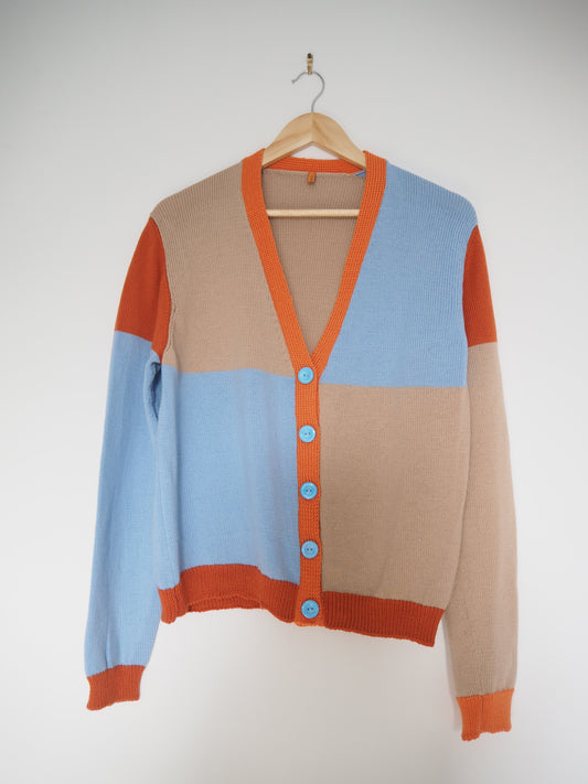 Colour Block Cardi - Sample Size L