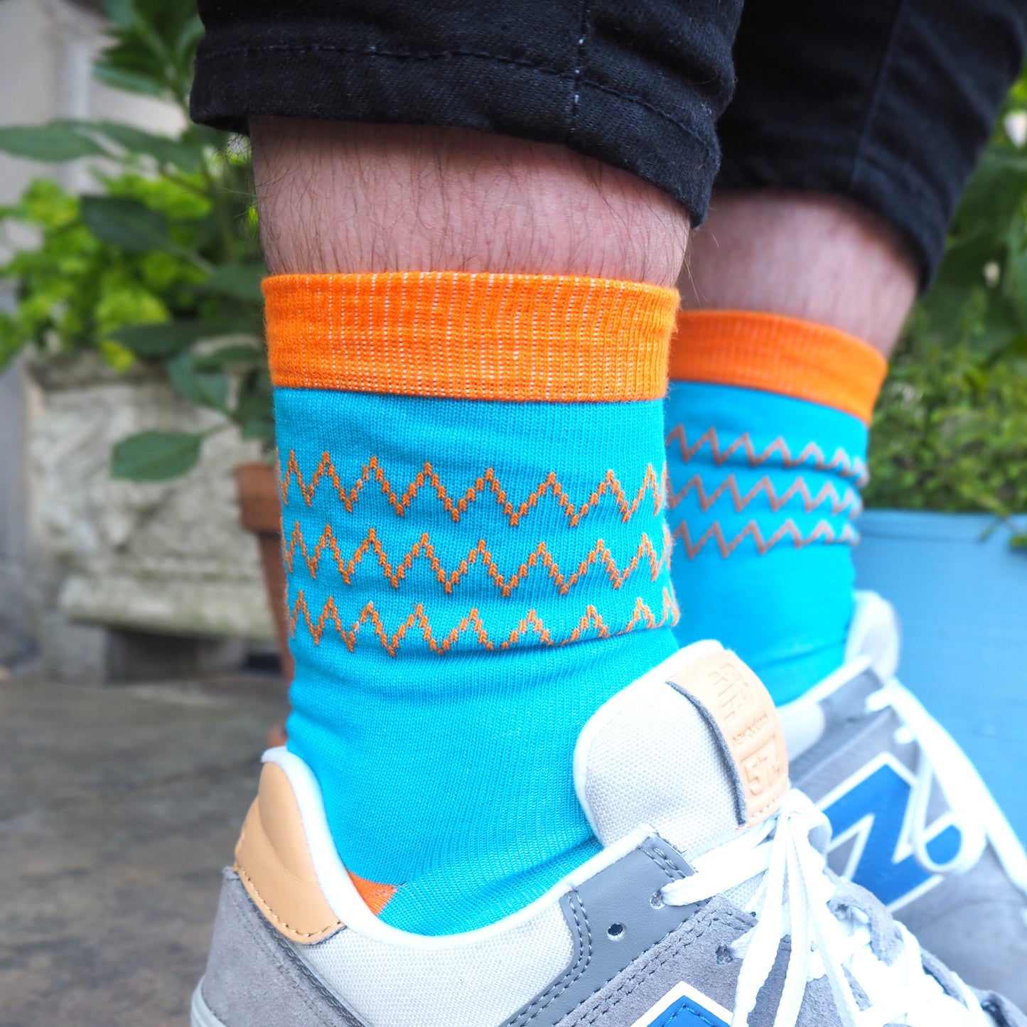 K.Moods Bright Zig Socks