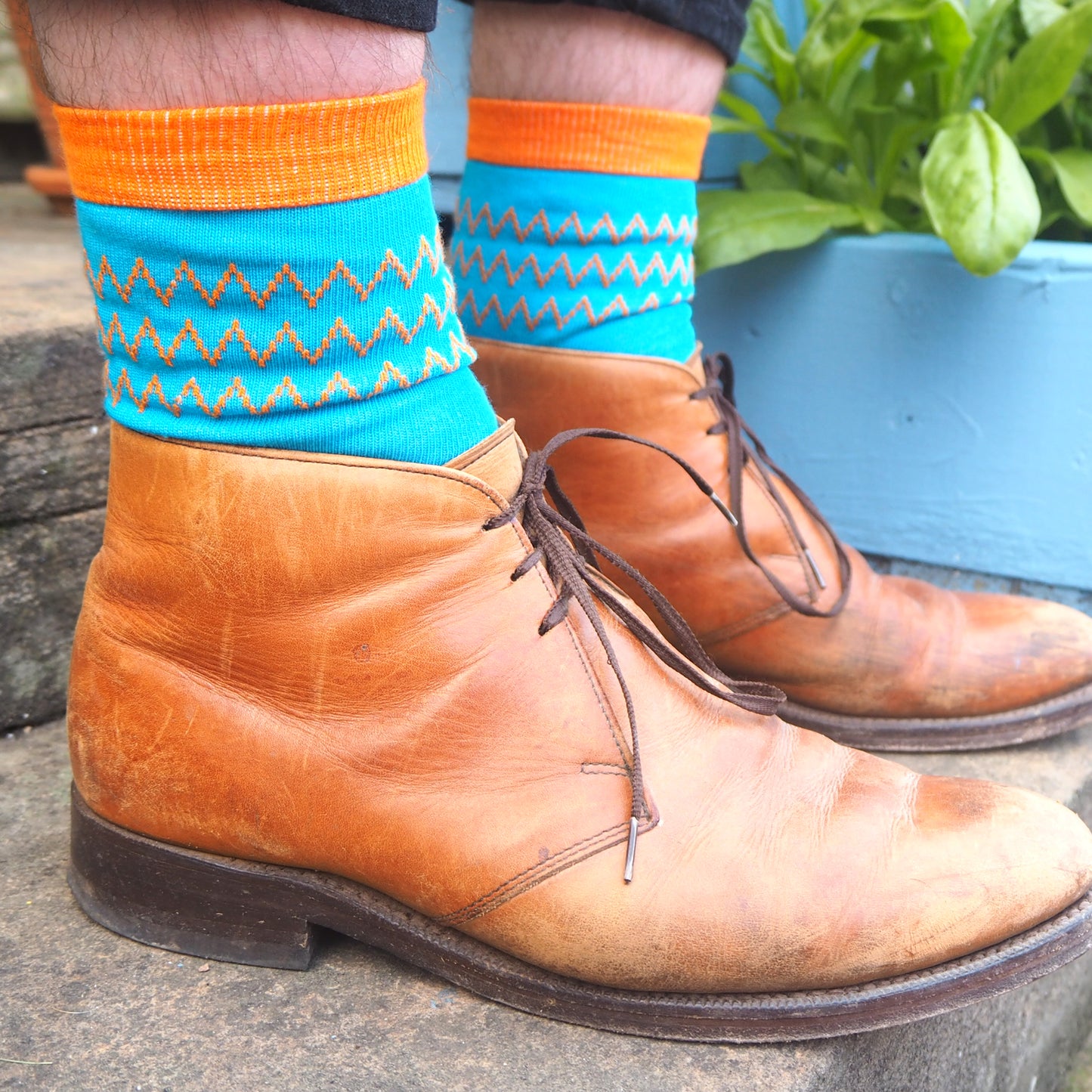 K.Moods Bright Zig Socks