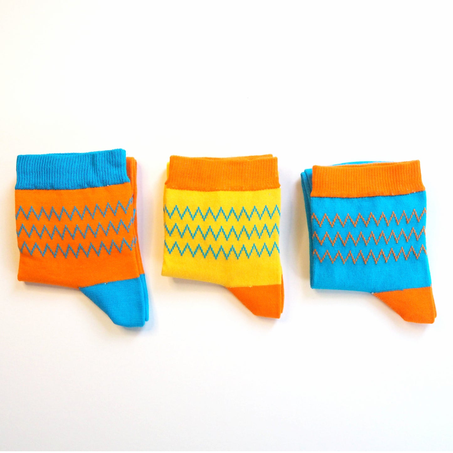 K.Moods Bright Zig Socks
