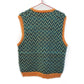 Graphic Chevron Vest - Blue/Green - Size L